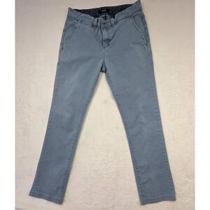 NEUW Mens Chino Pants W30 L32 Blue Slim Straight Casual Stretch Cotton